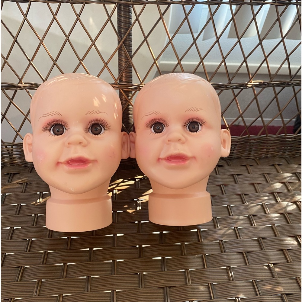 Mannequin Tabletop Display Heads Set